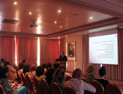 Palestinian Delegation with the Danish Ambassador to Washington, Mr. Friis Peterson.