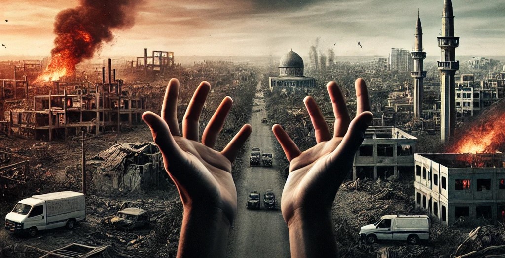 “We do not want aid from the world. We want to stop the war.”